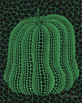 UMPKIN vert Yayoi KUSAMA pop art minimalisme féministe Peinture à l'huile